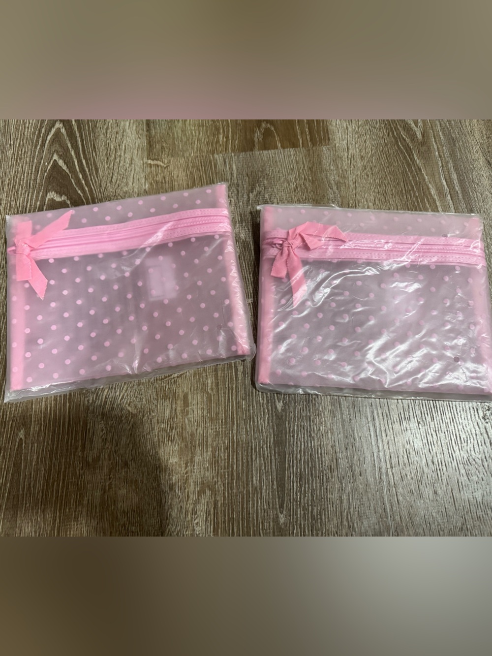 8 different Cosmetic Pouches